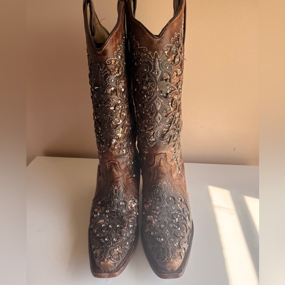 Corral Boots Shoes - Corral Women’s Cognac Cowboy Boot